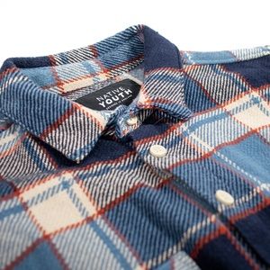 NATIVE YOUTH Flannel Overshirt [Medium]